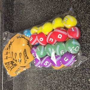 Alpha Catch Educational Game. 26 Balls And 4 Mitts. Brand New